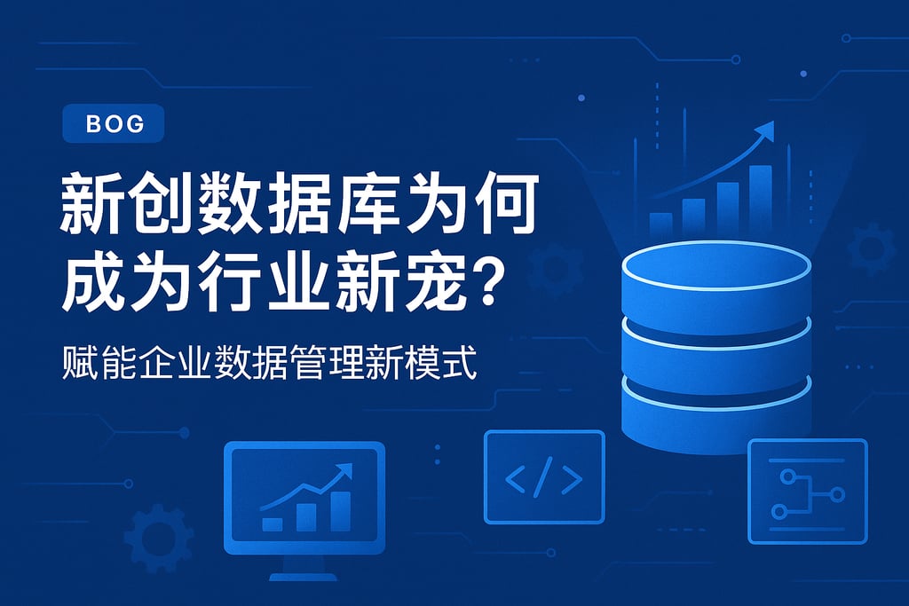 新创数据库为何成为行业新宠？赋能企业数据管理新模式
