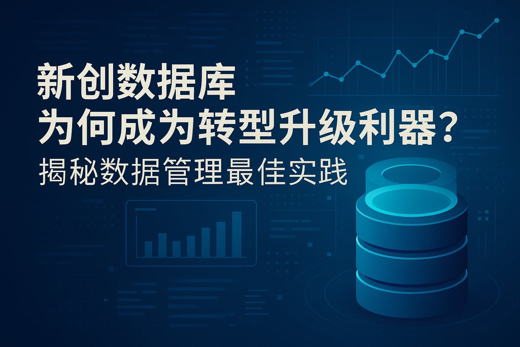 新创数据库为何成为转型升级利器？揭秘数据管理最佳实践