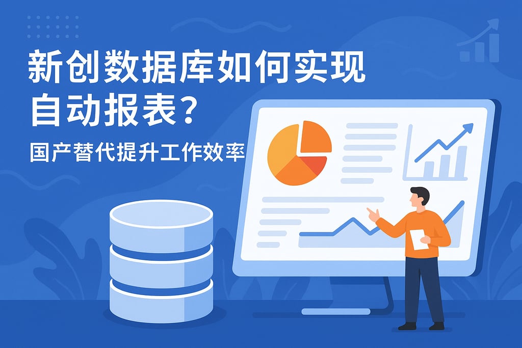 新创数据库如何实现自动报表？国产替代提升工作效率