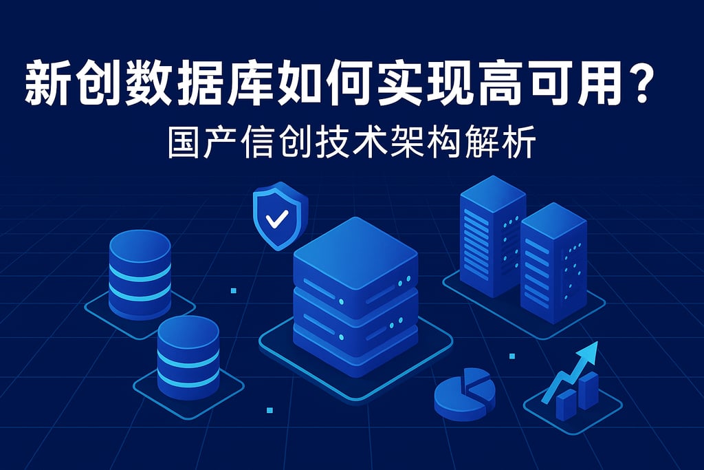 新创数据库如何实现高可用？国产信创技术架构解析