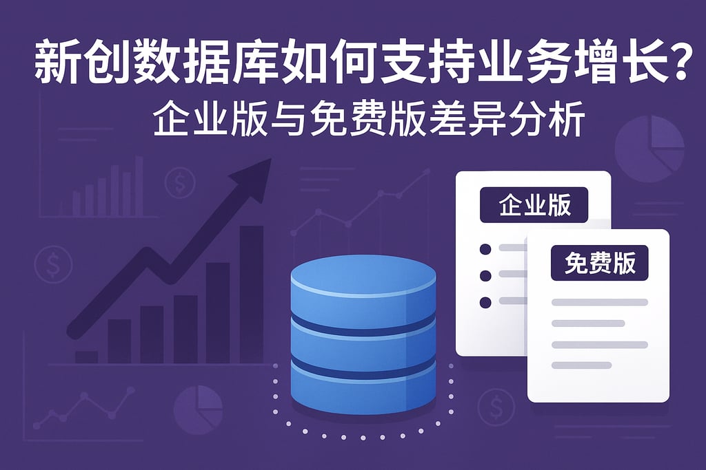 新创数据库如何支持业务增长？企业版与免费版差异分析