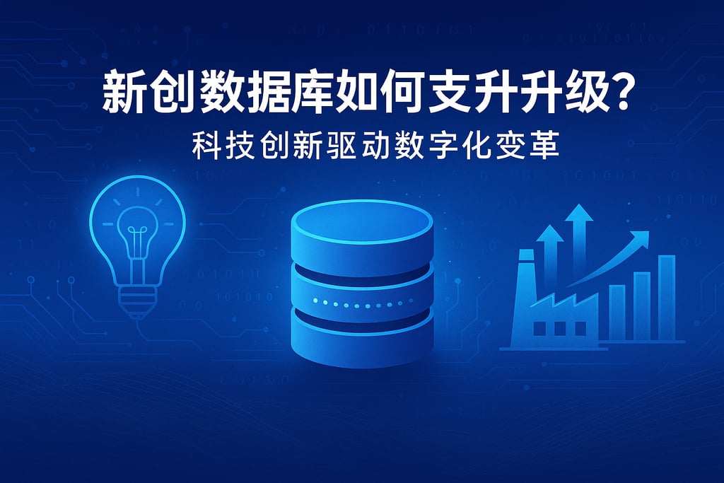 新创数据库如何支持产业升级？科技创新驱动数字化变革