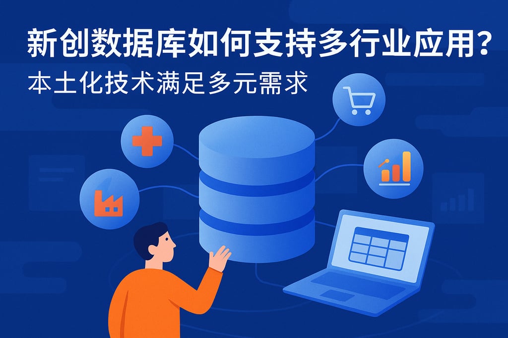 新创数据库如何支持多行业应用？本土化技术满足多元需求
