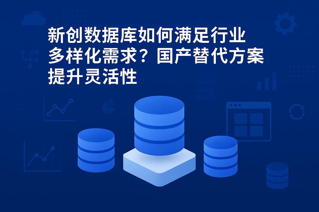 新创数据库如何满足行业多样化需求？国产替代方案提升灵活性
