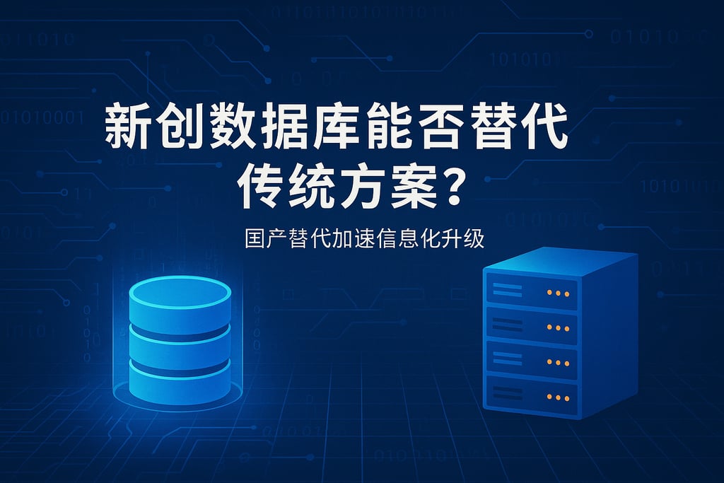 新创数据库能否替代传统方案？国产替代加速信息化升级
