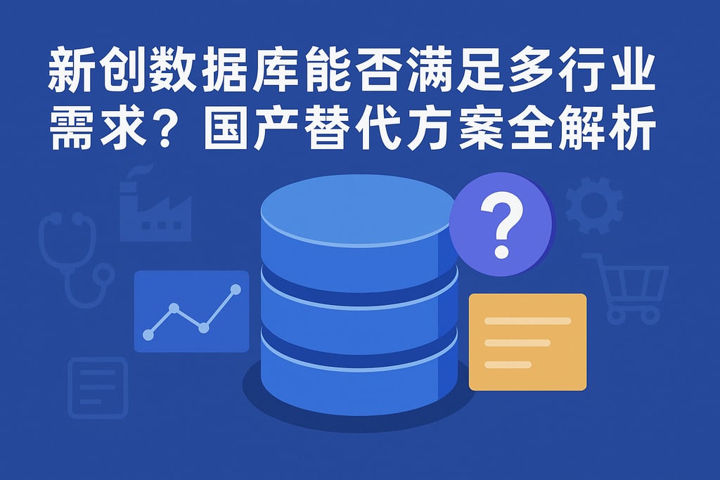 新创数据库能否满足多行业需求？国产替代方案全解析