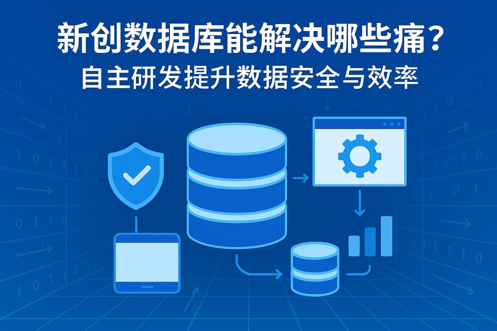 新创数据库能解决哪些痛点？自主研发提升数据安全与效率