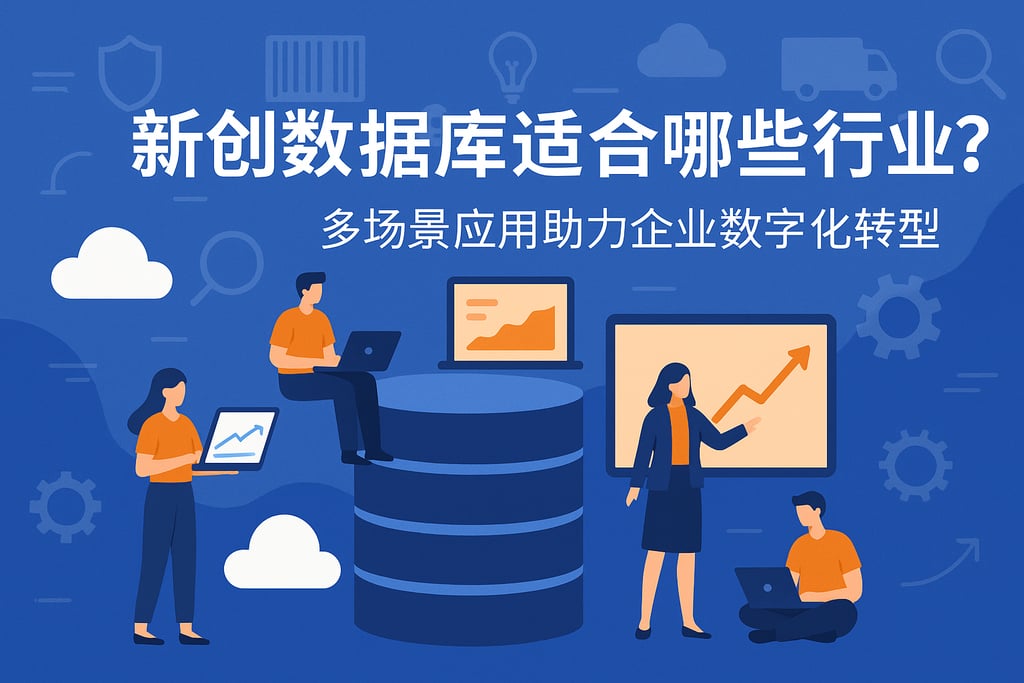 新创数据库适合哪些行业？多场景应用助力企业数字化转型