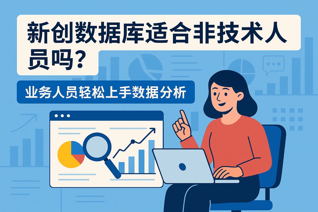 新创数据库适合非技术人员吗？业务人员轻松上手数据分析