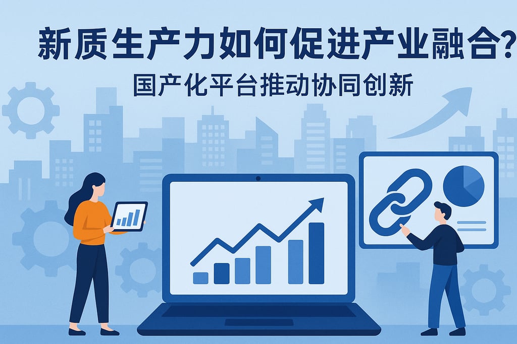 新质生产力如何促进产业融合？国产化平台推动协同创新