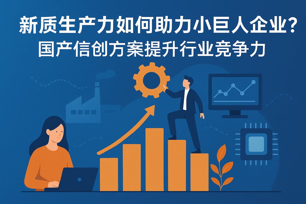 新质生产力如何助力小巨人企业？国产信创方案提升行业竞争力