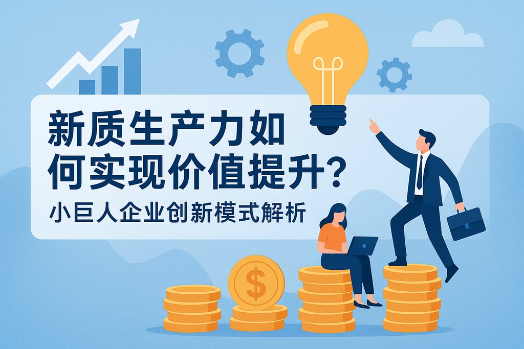 新质生产力如何实现价值提升？小巨人企业创新模式解析