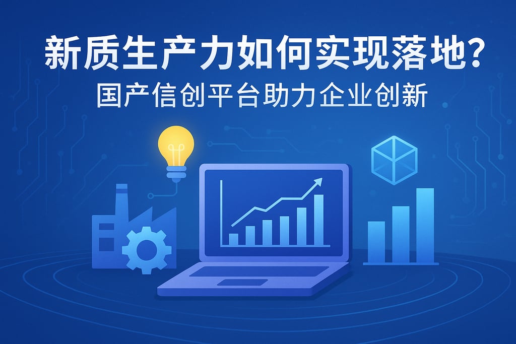 新质生产力如何实现落地？国产信创平台助力企业创新