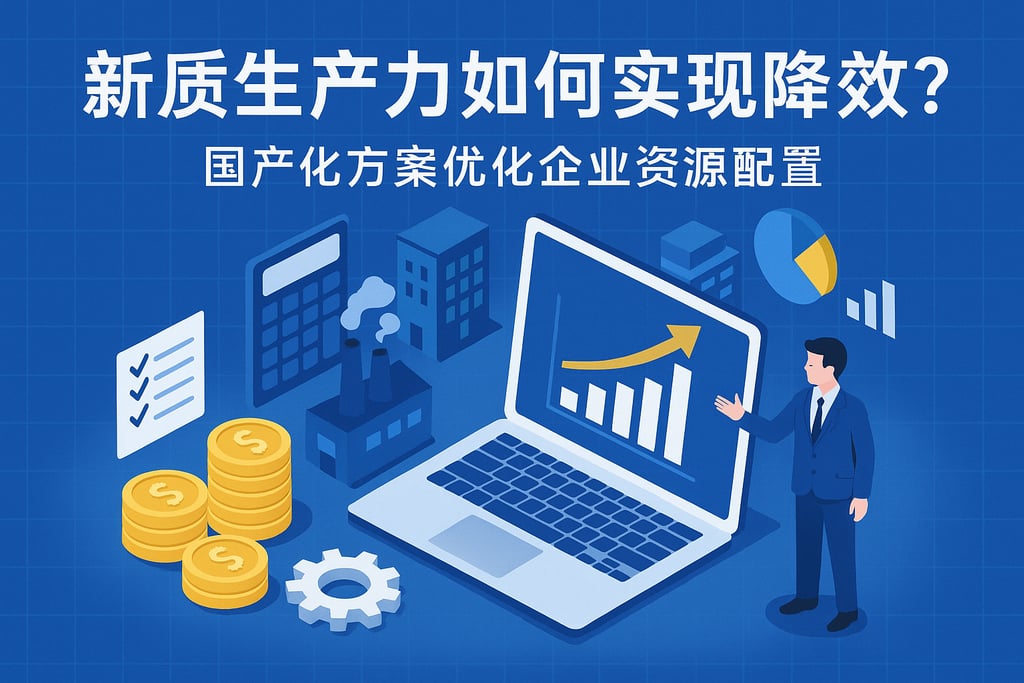新质生产力如何实现降本增效？国产化方案优化企业资源配置