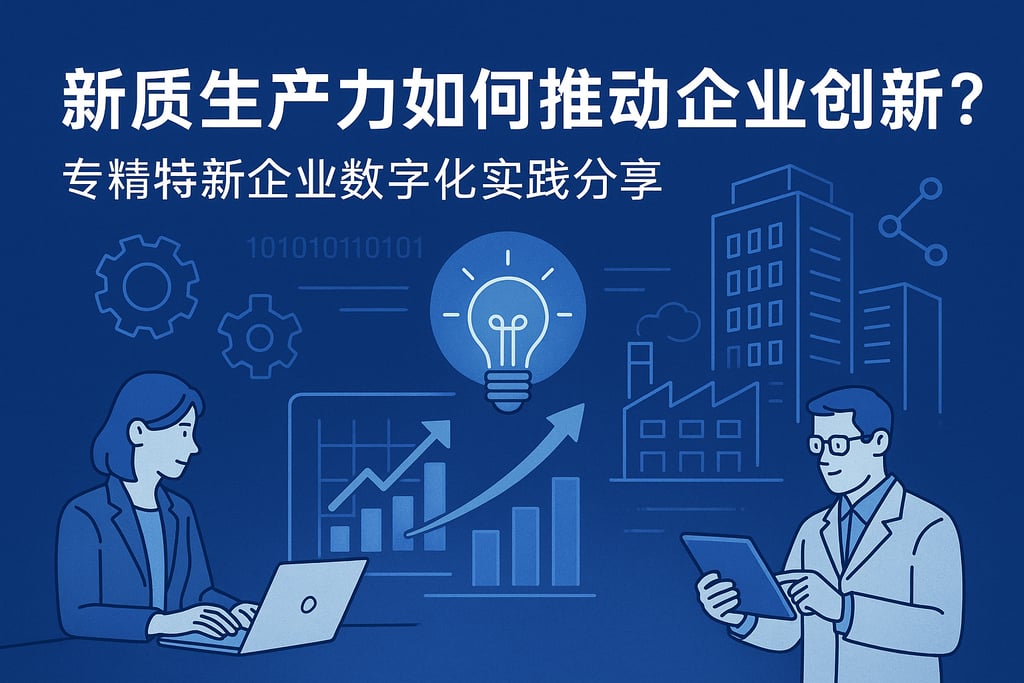 新质生产力如何推动企业创新？专精特新企业数字化实践分享