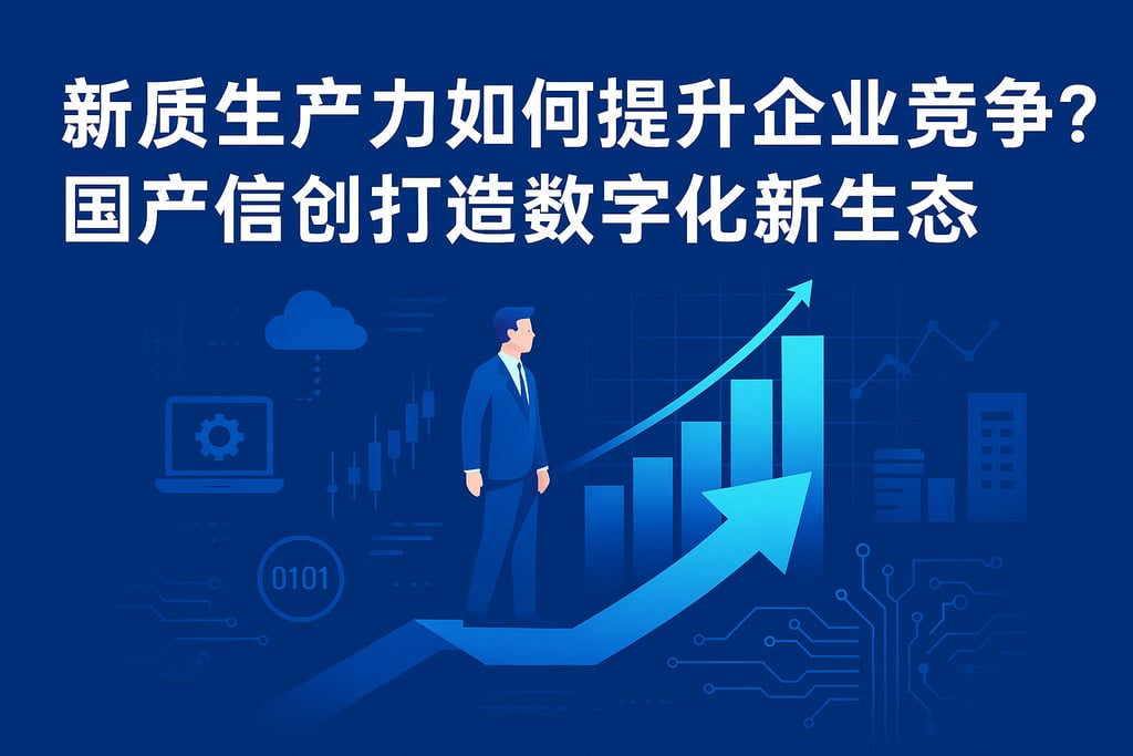 新质生产力如何提升企业竞争力？国产信创打造数字化新生态