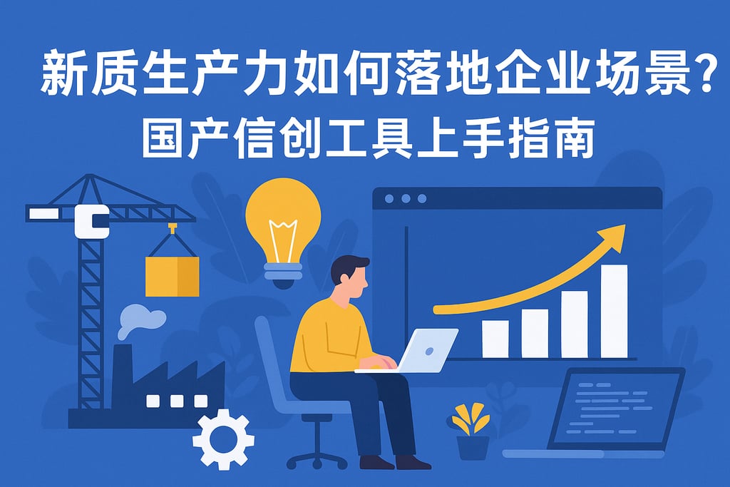 新质生产力如何落地企业场景？国产信创工具上手指南