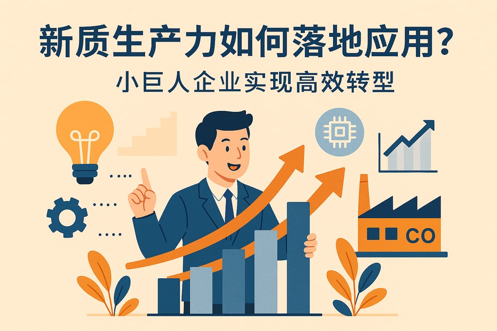 新质生产力如何落地应用？小巨人企业实现高效转型