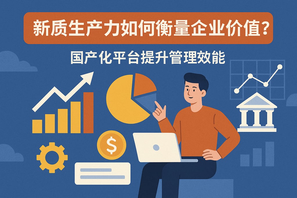 新质生产力如何衡量企业价值？国产化平台提升管理效能