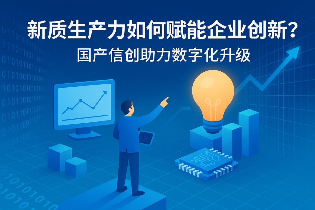 新质生产力如何赋能企业创新？国产信创助力数字化升级