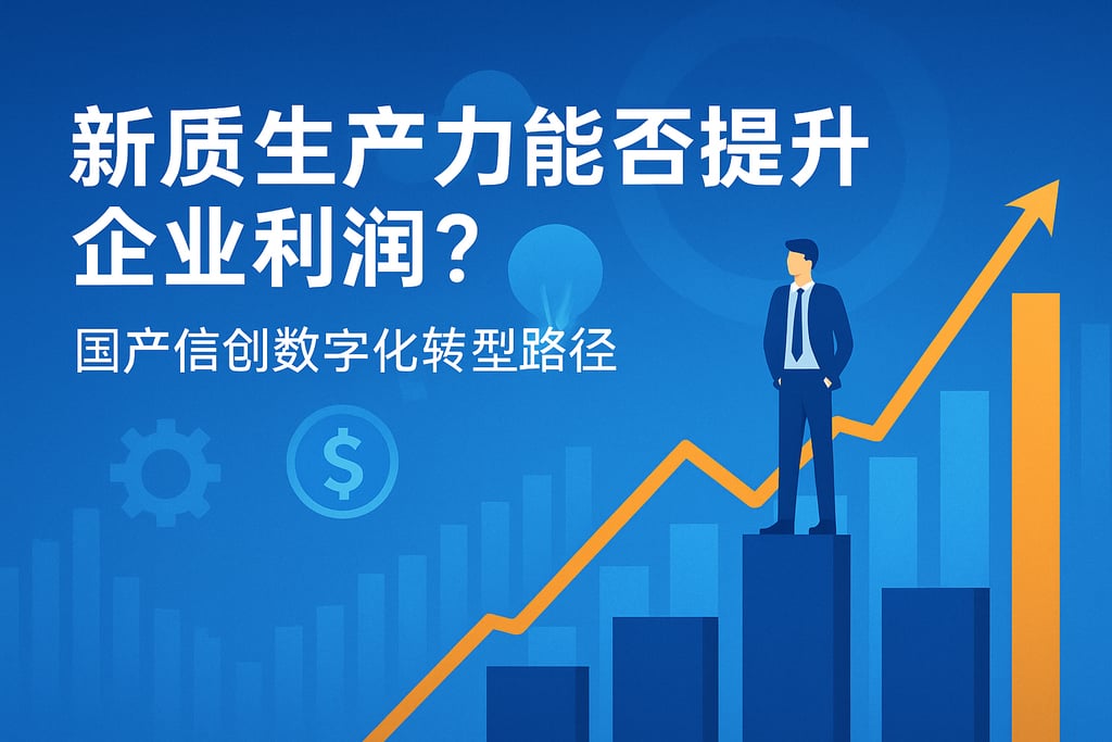 新质生产力能否提升企业利润？国产信创数字化转型路径