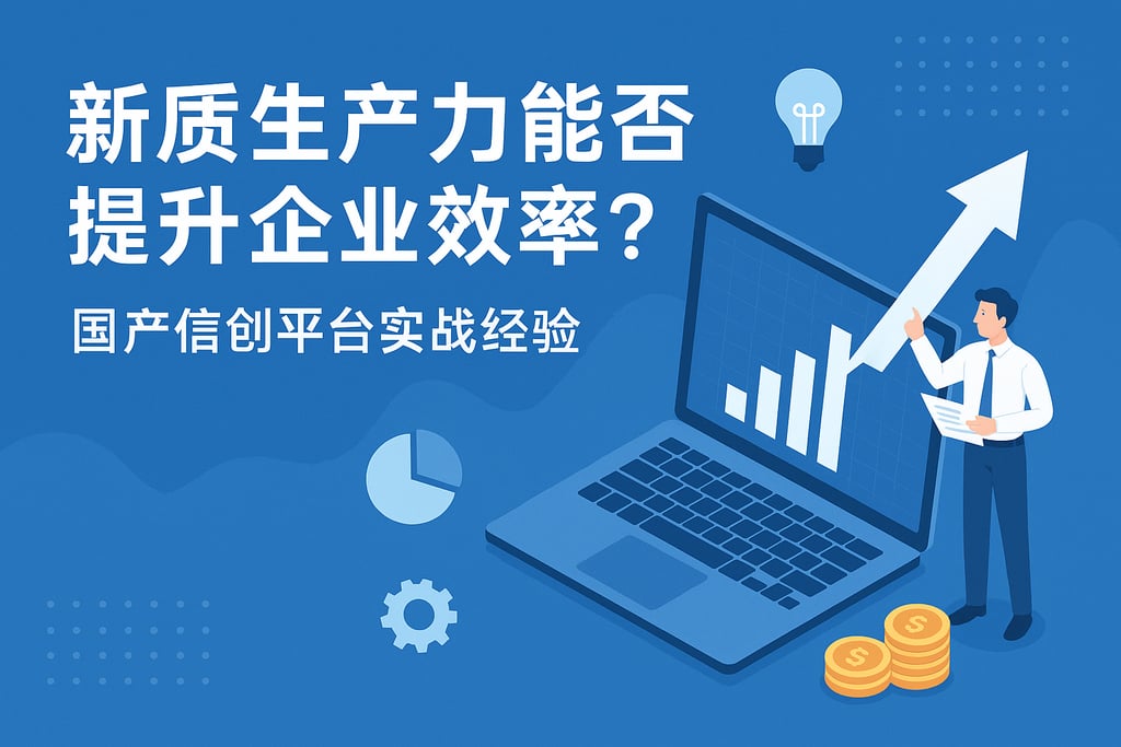 新质生产力能否提升企业效率？国产信创平台实战经验