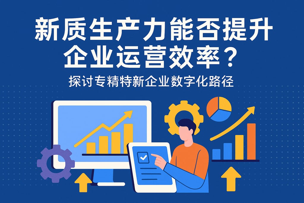 新质生产力能否提升企业运营效率？探讨专精特新企业数字化路径