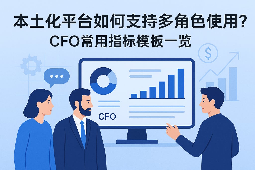 本土化平台如何支持多角色使用？CFO常用指标模板一览
