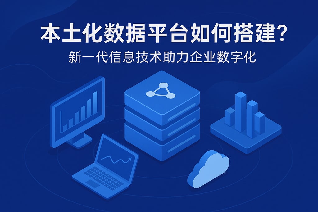 本土化数据平台如何搭建？新一代信息技术助力企业数字化