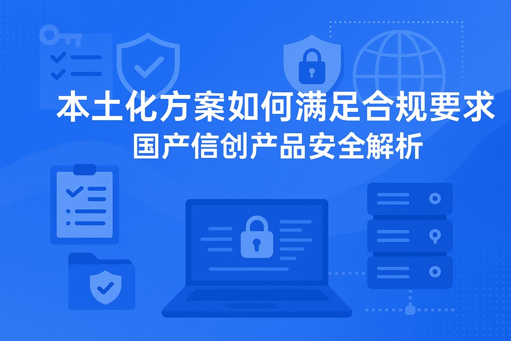 本土化方案如何满足合规要求？国产信创产品安全解析