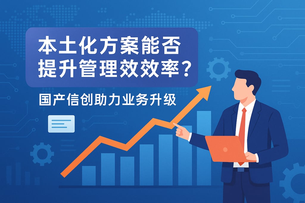 本土化方案能否提升管理效率？国产信创助力业务升级