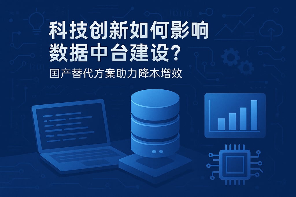 科技创新如何影响数据中台建设？国产替代方案助力降本增效