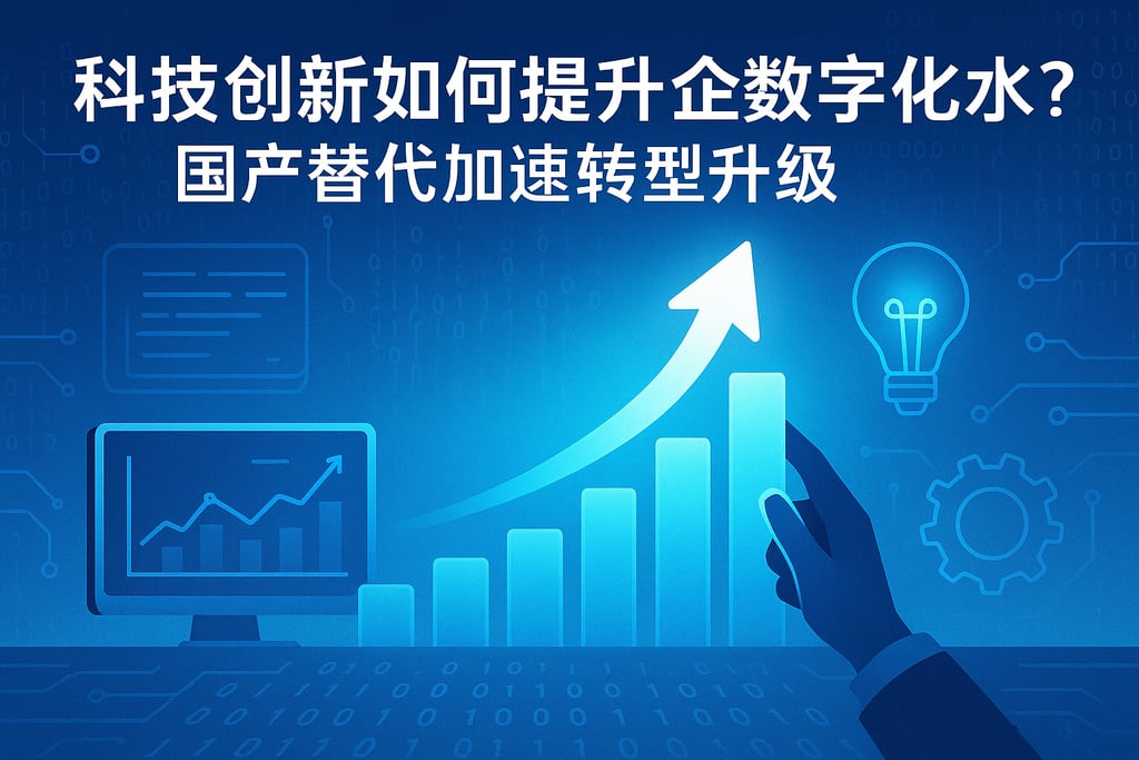 科技创新如何提升企业数字化水平？国产替代加速转型升级