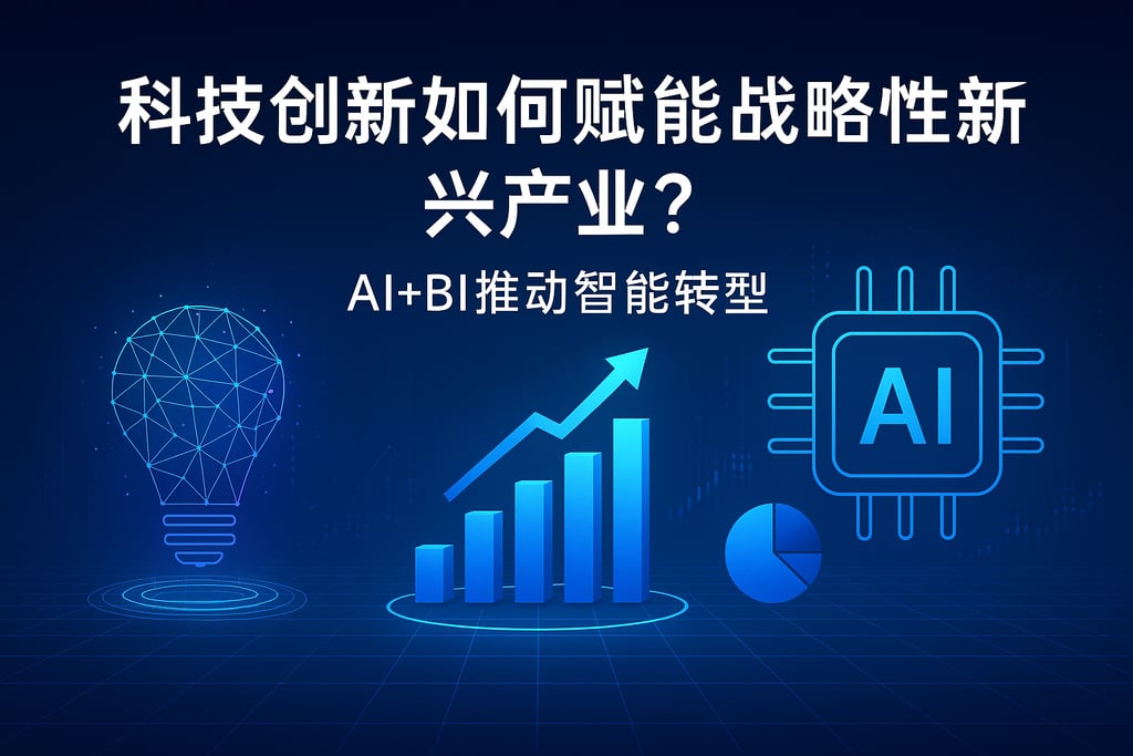 科技创新如何赋能战略性新兴产业？AI+BI推动智能转型