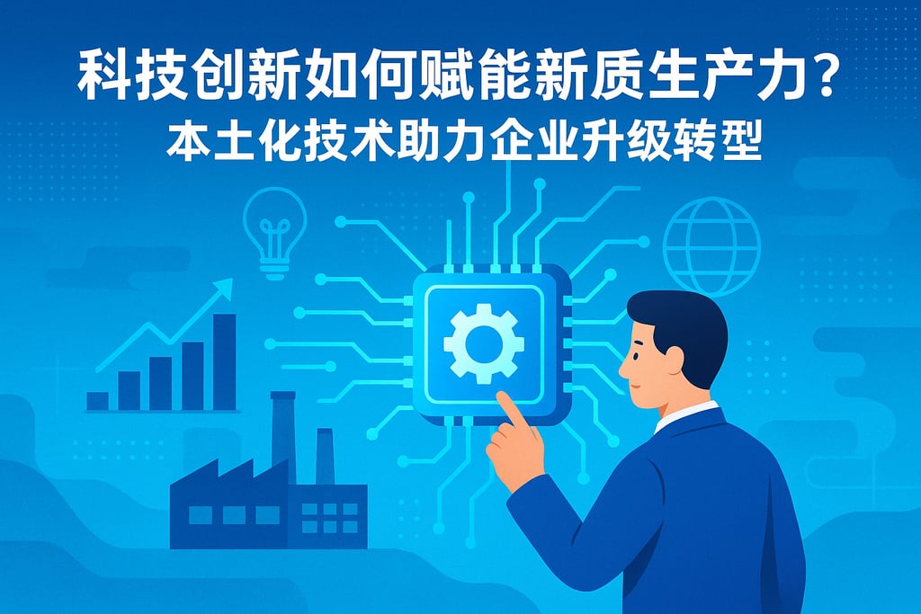 科技创新如何赋能新质生产力？本土化技术助力企业升级转型