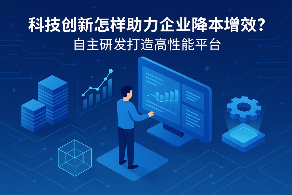科技创新怎样助力企业降本增效？自主研发打造高性能平台