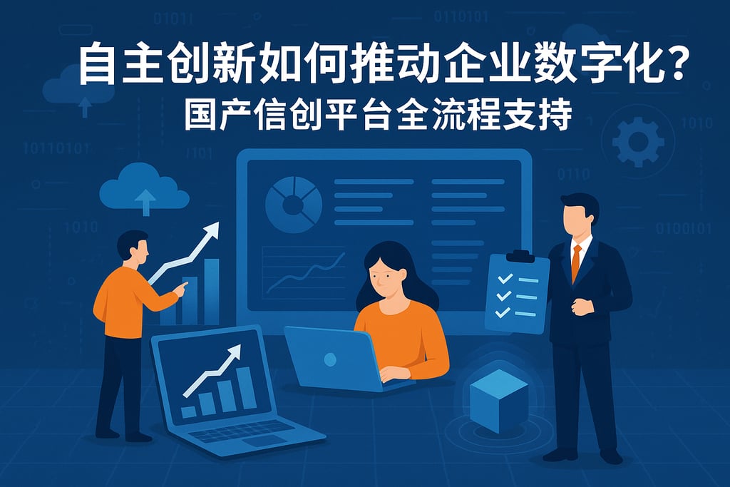 自主创新如何推动企业数字化？国产信创平台全流程支持