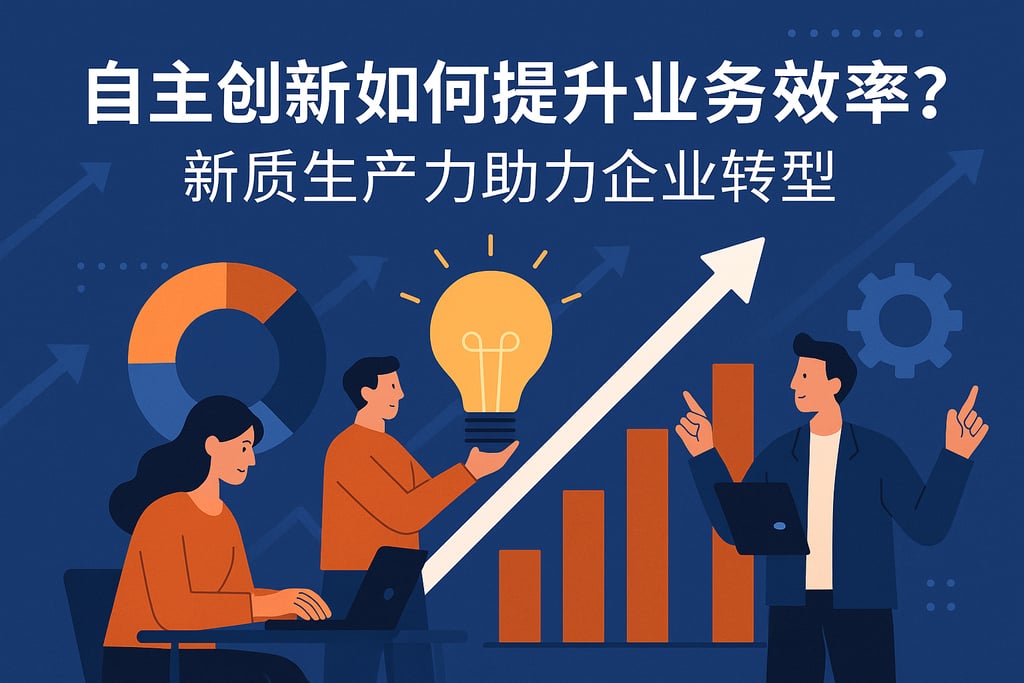 自主创新如何提升业务效率？新质生产力助力企业转型