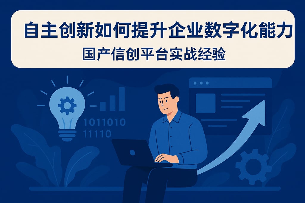 自主创新如何提升企业数字化能力？国产信创平台实战经验