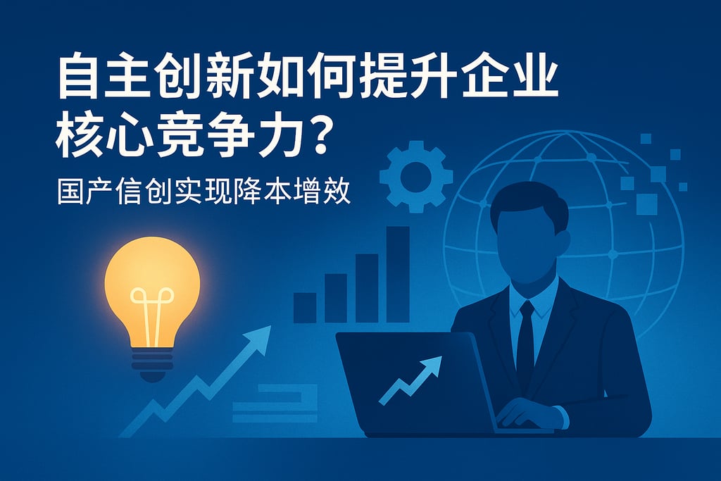 自主创新如何提升企业核心竞争力？国产信创实现降本增效