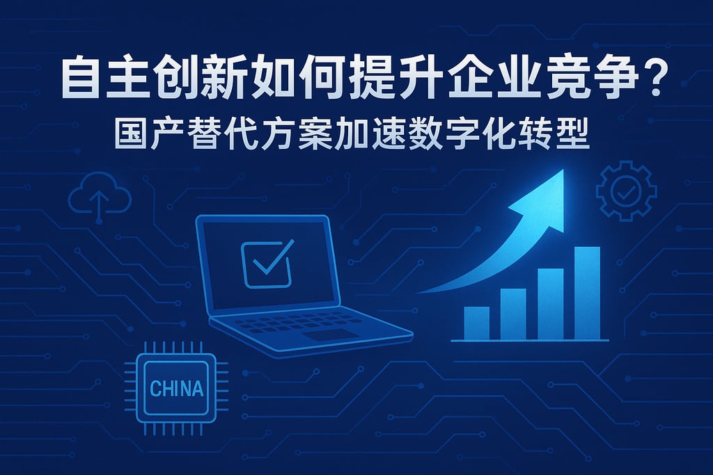 自主创新如何提升企业竞争力？国产替代方案加速数字化转型