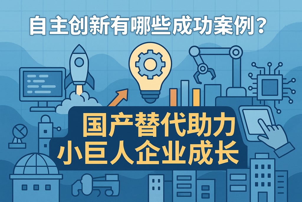自主创新有哪些成功案例？国产替代助力小巨人企业成长