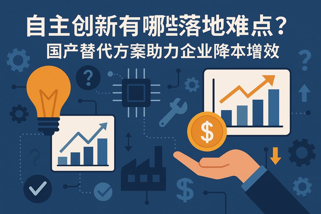 自主创新有哪些落地难点？国产替代方案助力企业降本增效