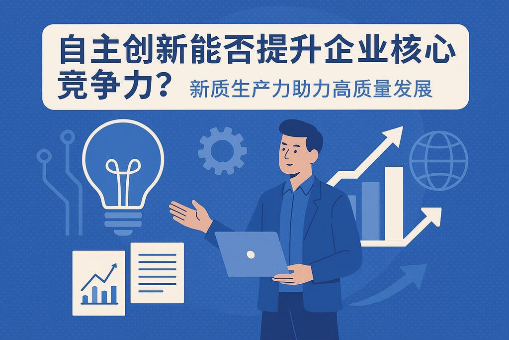 自主创新能否提升企业核心竞争力？新质生产力助力高质量发展