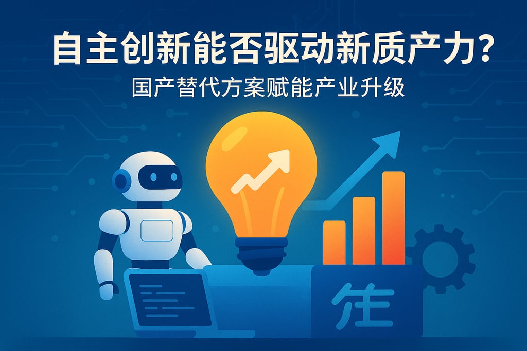 自主创新能否驱动新质生产力？国产替代方案赋能产业升级