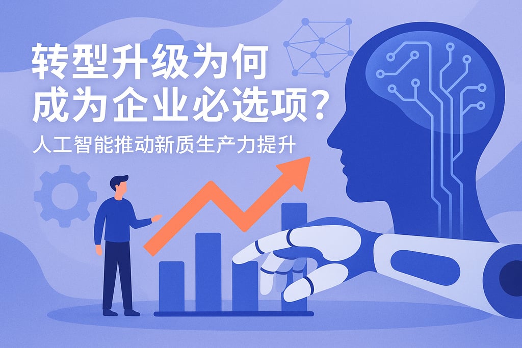 转型升级为何成为企业必选项？人工智能推动新质生产力提升
