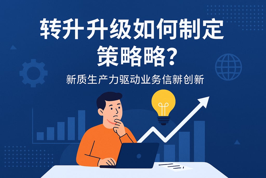 转型升级如何制定策略？新质生产力驱动业务创新