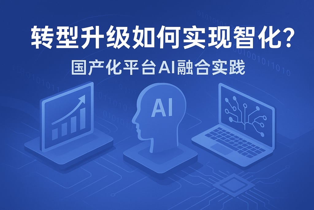 转型升级如何实现智能化？国产化平台AI融合实践