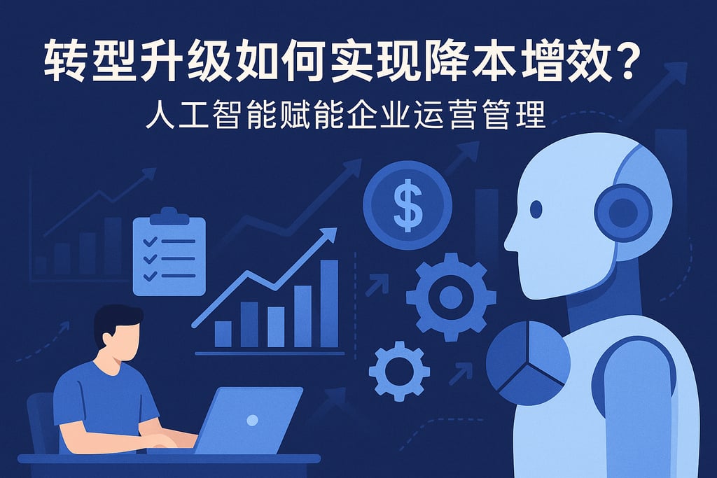 转型升级如何实现降本增效？人工智能赋能企业运营管理