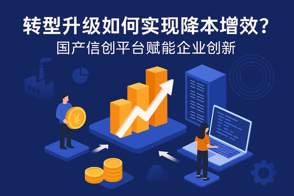 转型升级如何实现降本增效？国产信创平台赋能企业创新